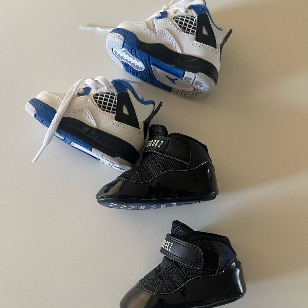 Jordan baby sneakers size 2 worn once